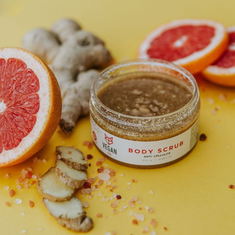 Anti - cellulite Body Scrub Ginger, 300 g - Zura