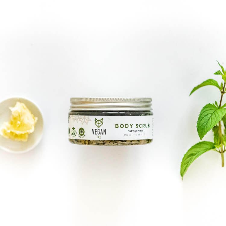 Peppermint Body Scrub, 300 g - Zura