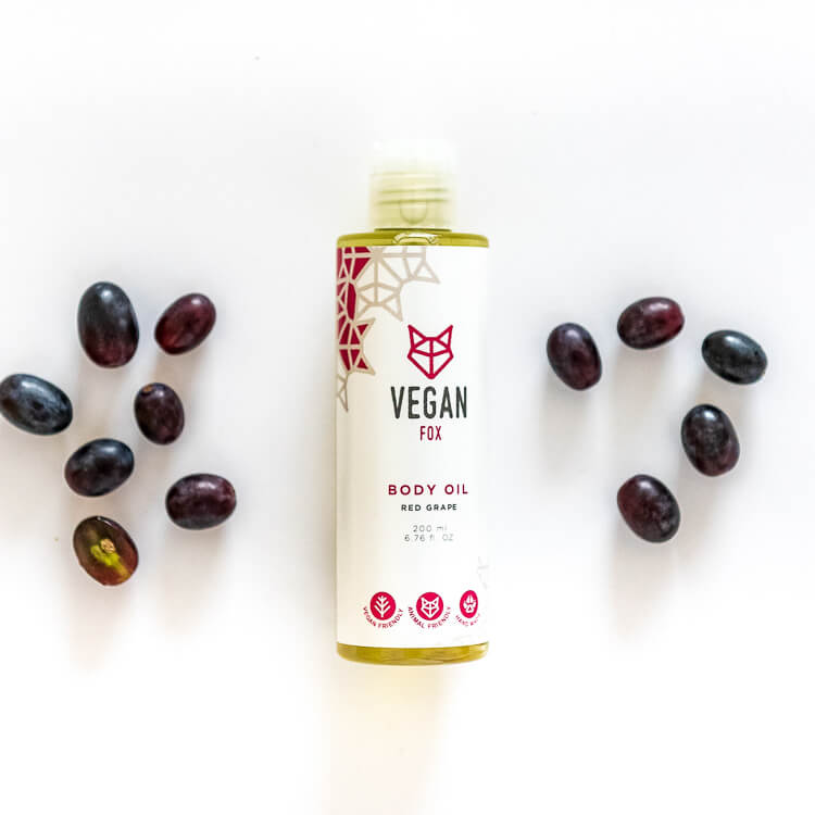 Red Grape Body Oil, 200 ml - Zura